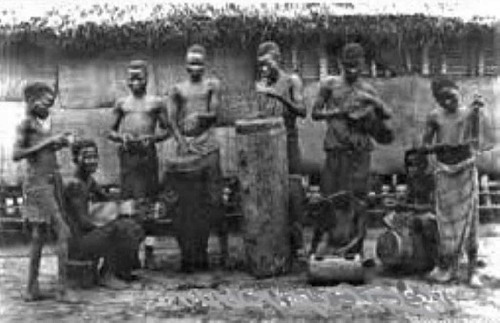 Instrumentos de música de los Luba