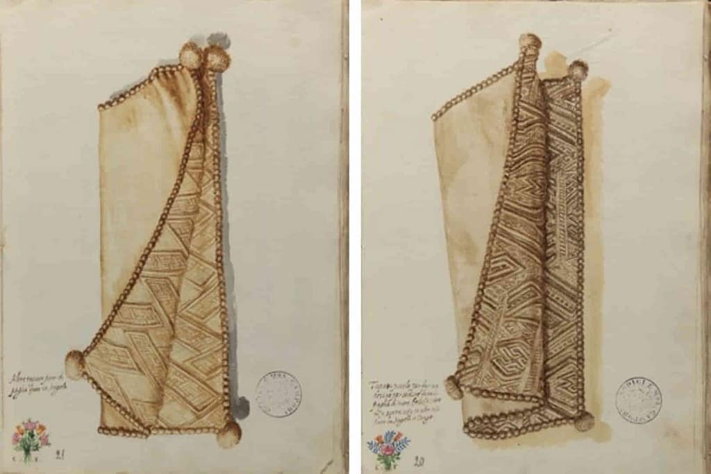 fundas de cojín hechas con tejidos kongo