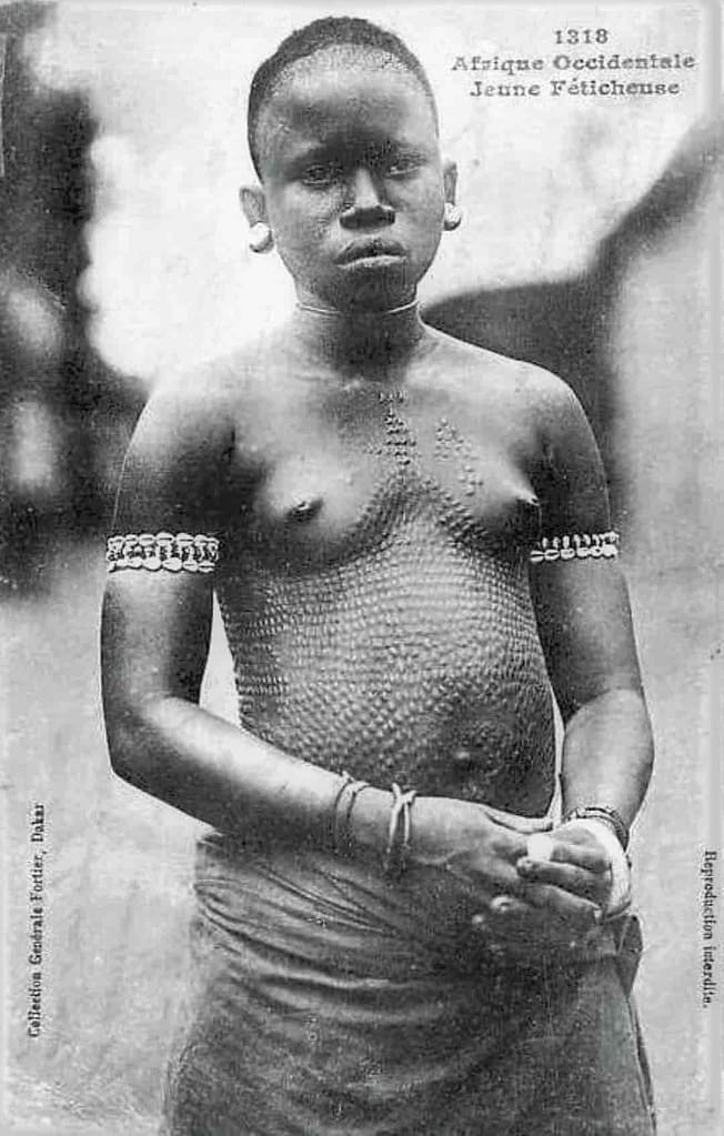 Escarificación en Benin