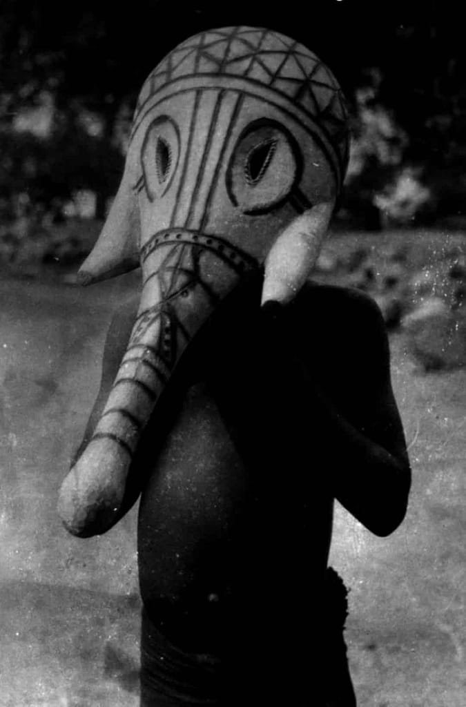 Máscaras de elefante Luba