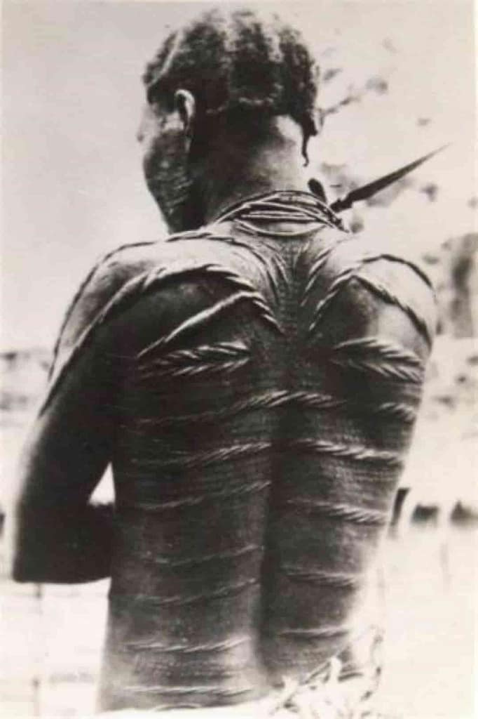 Escarificación Reino Kongo