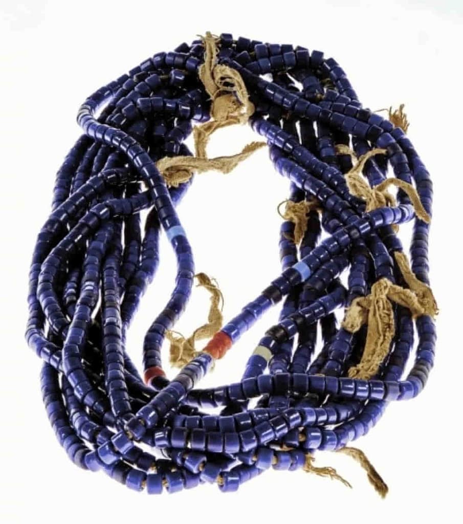 uso monetario de las cuentas de vidrio